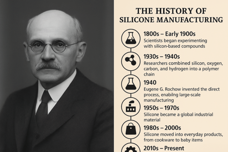 The history of silicone manufacturing
