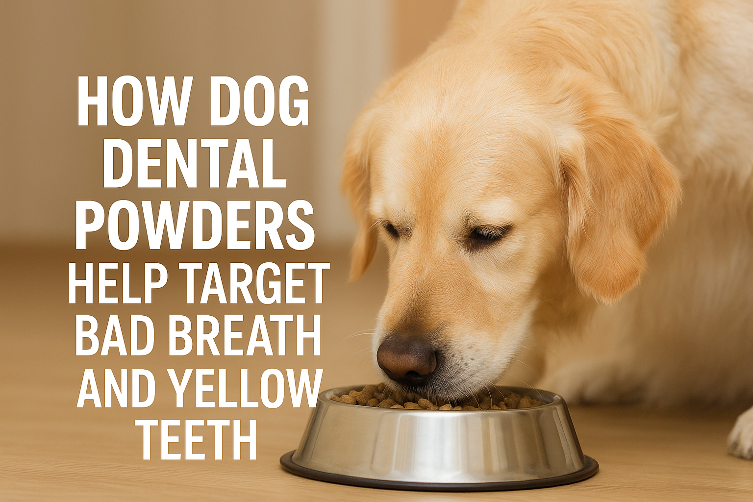How Dog Dental Powders Help Target Bad Breath and Yellow Teeth